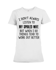 My Spoiled Wife Premium Fit Ladies Tee thumbnail