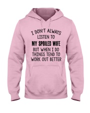 My Spoiled Wife Hooded Sweatshirt front