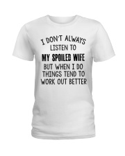 My Spoiled Wife Ladies T-Shirt thumbnail