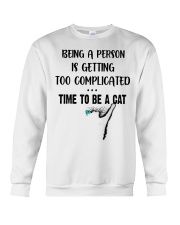 Time to be a cat Crewneck Sweatshirt thumbnail