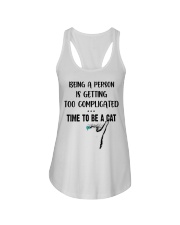 Time to be a cat Ladies Flowy Tank thumbnail
