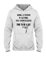 Time to be a cat Hooded Sweatshirt thumbnail