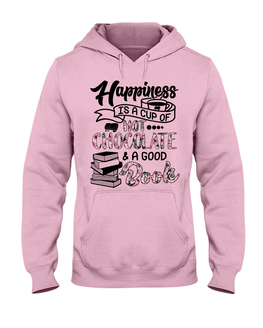 A cup of hot chocolate and a good book Hooded Sweatshirt