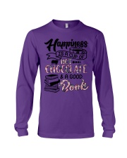 A cup of hot chocolate and a good book Long Sleeve Tee thumbnail