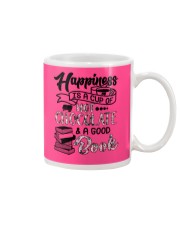 A cup of hot chocolate and a good book Mug thumbnail
