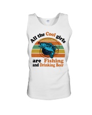 Cool Girls Are Fishing Drinking Beer Unisex Tank thumbnail