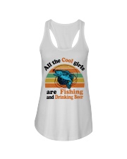 Cool Girls Are Fishing Drinking Beer Ladies Flowy Tank thumbnail