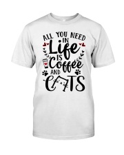 All You Need In Life Cats Coffee Classic T-Shirt thumbnail