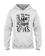 All You Need In Life Cats Coffee Hooded Sweatshirt thumbnail