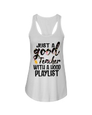 Just a good Teacher with a hood playlist Ladies Flowy Tank thumbnail