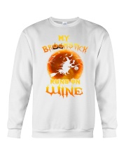My Broomstick Runs On Wine Crewneck Sweatshirt thumbnail