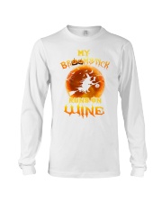 My Broomstick Runs On Wine Long Sleeve Tee thumbnail