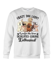 The Term Dedicated Canine Enthusiast Crewneck Sweatshirt thumbnail