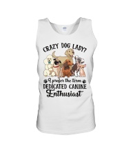 The Term Dedicated Canine Enthusiast Unisex Tank thumbnail
