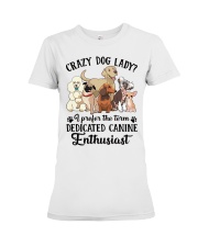 The Term Dedicated Canine Enthusiast Premium Fit Ladies Tee thumbnail