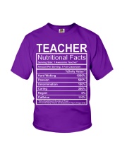 Teacher Nutritional Facts Youth T-Shirt thumbnail