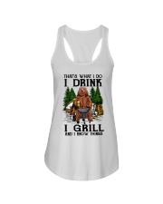 I Grill And I Know Things Ladies Flowy Tank thumbnail