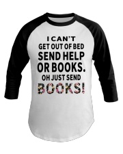 Just send books Baseball Tee thumbnail