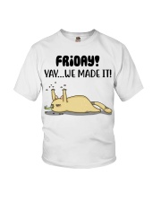 Friday Yay We Made It Youth T-Shirt thumbnail