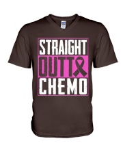 Straight Outta Chemo V-Neck T-Shirt thumbnail
