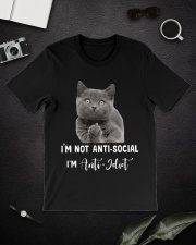I'm anti idiot Classic T-Shirt lifestyle-mens-crewneck-front-16