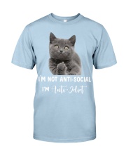 I'm anti idiot Classic T-Shirt tile
