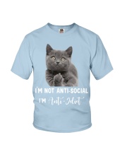 I'm anti idiot Youth T-Shirt thumbnail