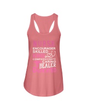 Nurse Encourager Kind Healer Dedicated Ladies Flowy Tank thumbnail