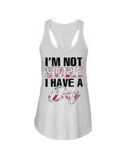 I'm not single I have a dog Ladies Flowy Tank thumbnail