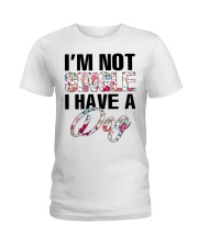 I'm not single I have a dog Ladies T-Shirt thumbnail