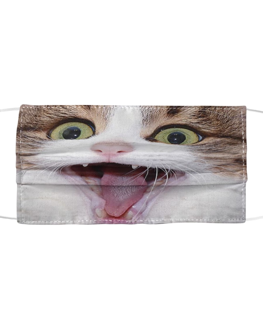 Cute Tongue Cat Face Mask Cloth Cloth face mask