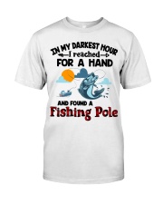 Fishing Pole In My Darkest Hour Classic T-Shirt thumbnail