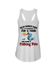 Fishing Pole In My Darkest Hour Ladies Flowy Tank thumbnail