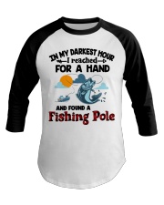 Fishing Pole In My Darkest Hour Baseball Tee thumbnail