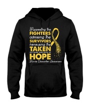 Supporting The Fighters Suicide Awareness Hooded Sweatshirt front