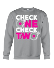 Check one check two Crewneck Sweatshirt thumbnail