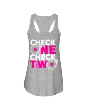 Check one check two Ladies Flowy Tank thumbnail