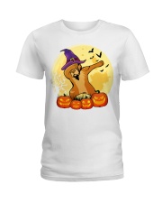 Pitbull Halloween Ladies T-Shirt thumbnail