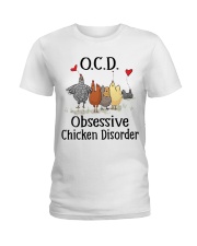 OCD Obsessive Chicken Disorder Ladies T-Shirt thumbnail