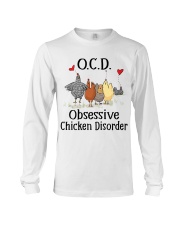 OCD Obsessive Chicken Disorder Long Sleeve Tee thumbnail