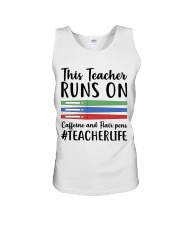 Caffeine And Flair Pens Unisex Tank thumbnail