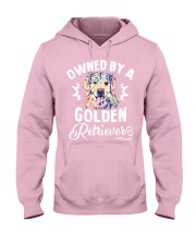 Owned by a Golden retriever Hooded Sweatshirt front