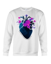 Nurse Heart In The Garden Crewneck Sweatshirt thumbnail