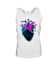Nurse Heart In The Garden Unisex Tank thumbnail