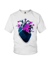 Nurse Heart In The Garden Youth T-Shirt thumbnail
