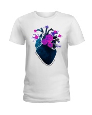 Nurse Heart In The Garden Ladies T-Shirt thumbnail