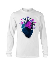 Nurse Heart In The Garden Long Sleeve Tee thumbnail