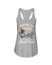 Sometimes all I need are laying on the couch Ladies Flowy Tank thumbnail