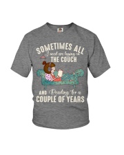 Sometimes all I need are laying on the couch Youth T-Shirt thumbnail
