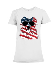 Cute Australian Shepherd Premium Fit Ladies Tee front